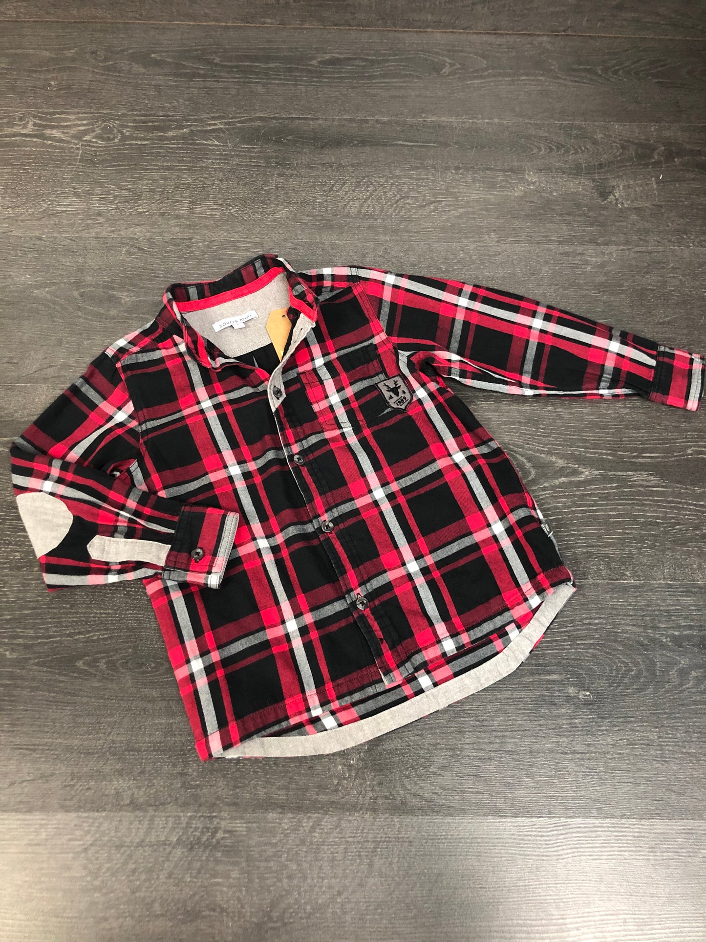 FRIPERIE - chemise - souris mini - 5 ans