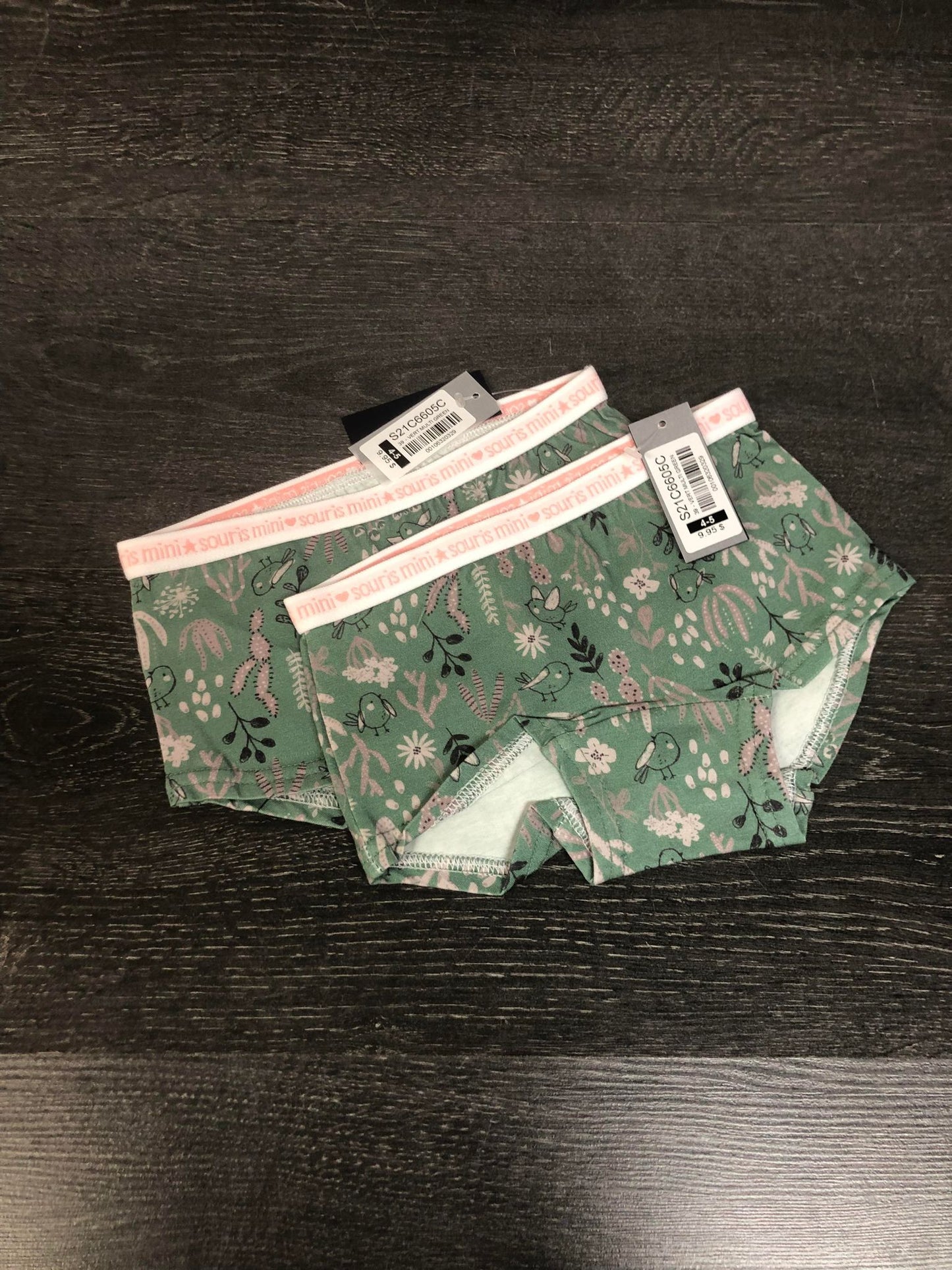 Reservé - PROMO 22,00$ - Jegging 4 ans et 2x sous vetements 4-5 ans - Souris mini