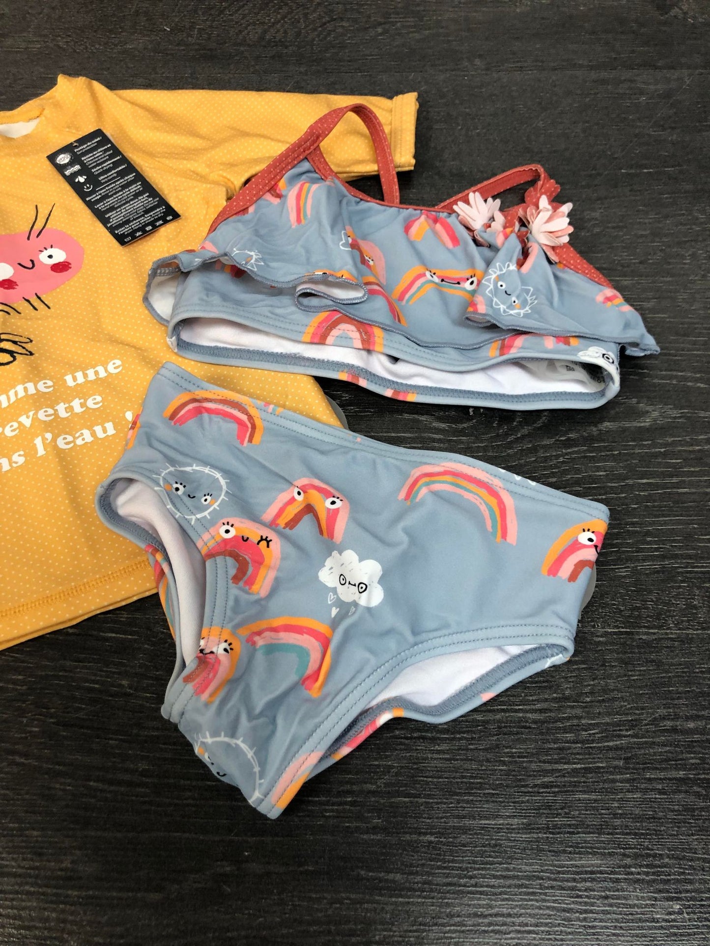 Duo rashguard et maillot - Souris mini - 3 ans