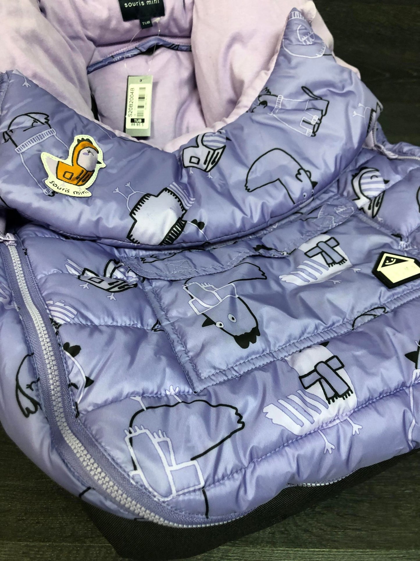 Pochette banc d'auto - Mi saison - Souris mini