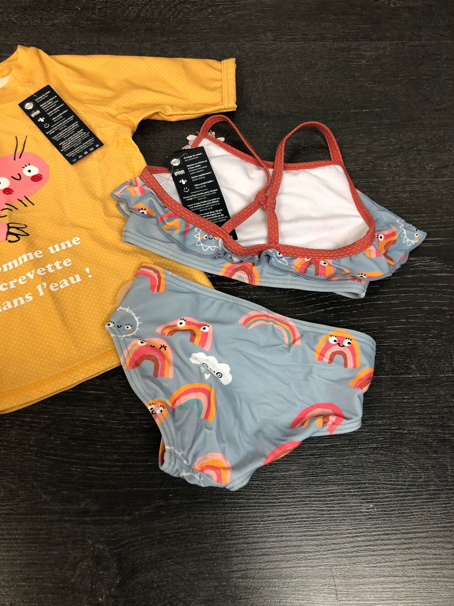 Duo rashguard et maillot - Souris mini - 3 ans