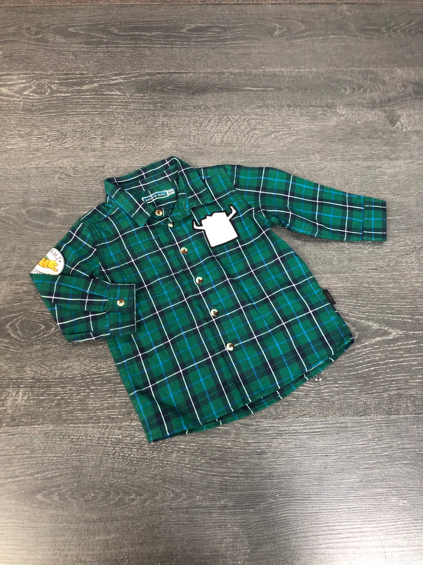 Chemise - souris mini - 9-12 mois