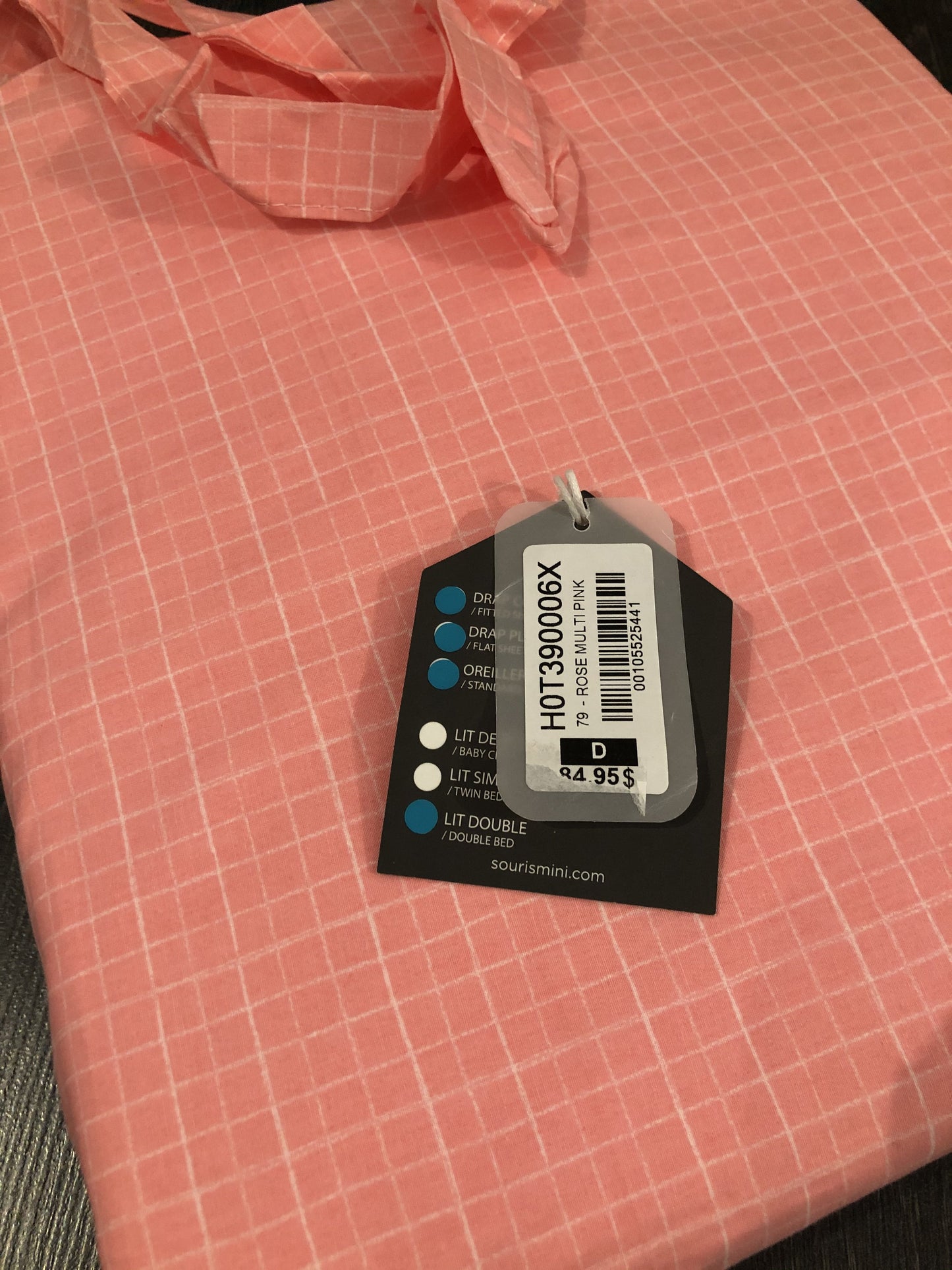 Ensemble Draps - Souris Mini 54 Pouces Double