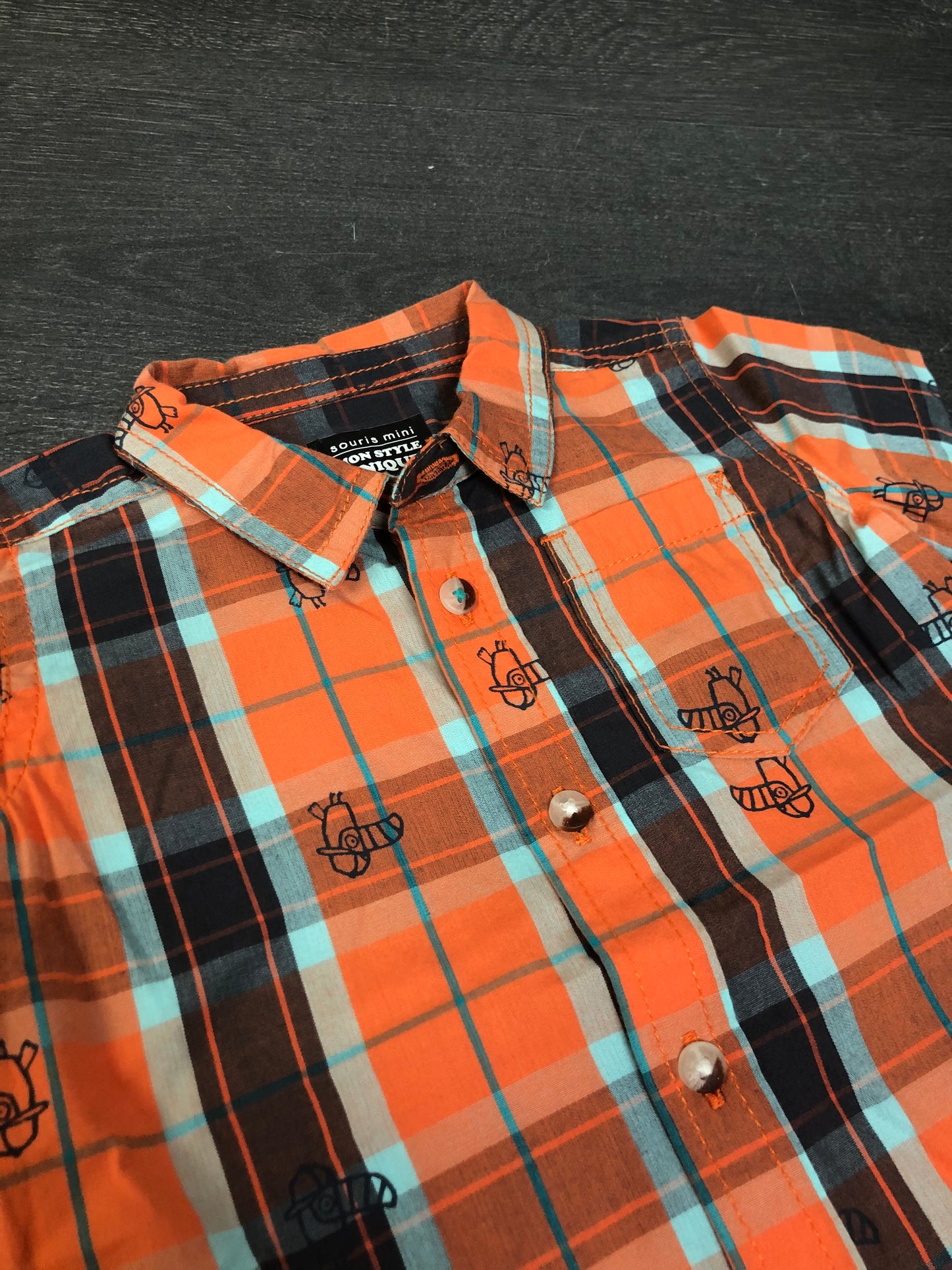 PROMO 12$ - Chemise toucan - souris mini - voir les grandeurs