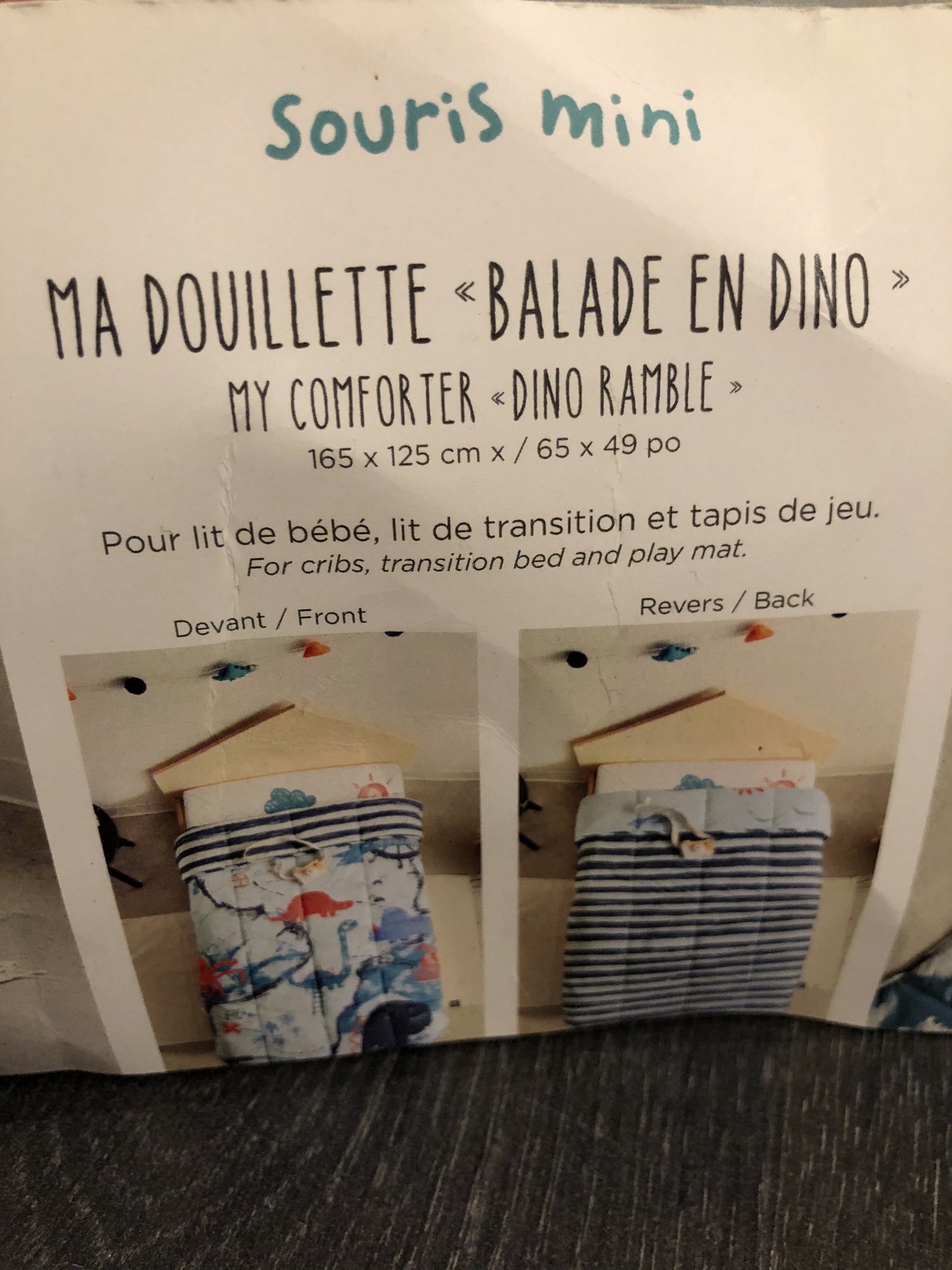 Douillette - Souris Mini Format Bebe