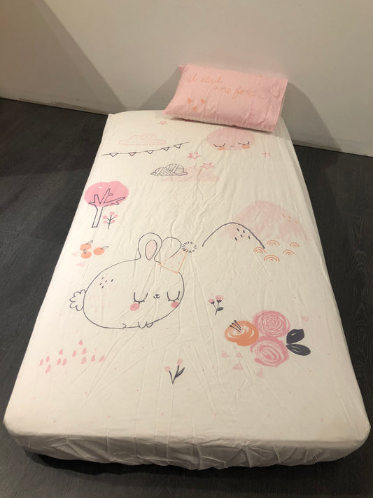 Draps contour et oreiller -  souris mini - lit bebe