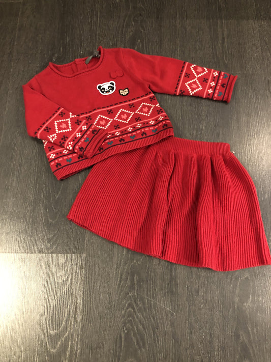 2 Mxc Tricot - Souris Mini 9-12 Mois