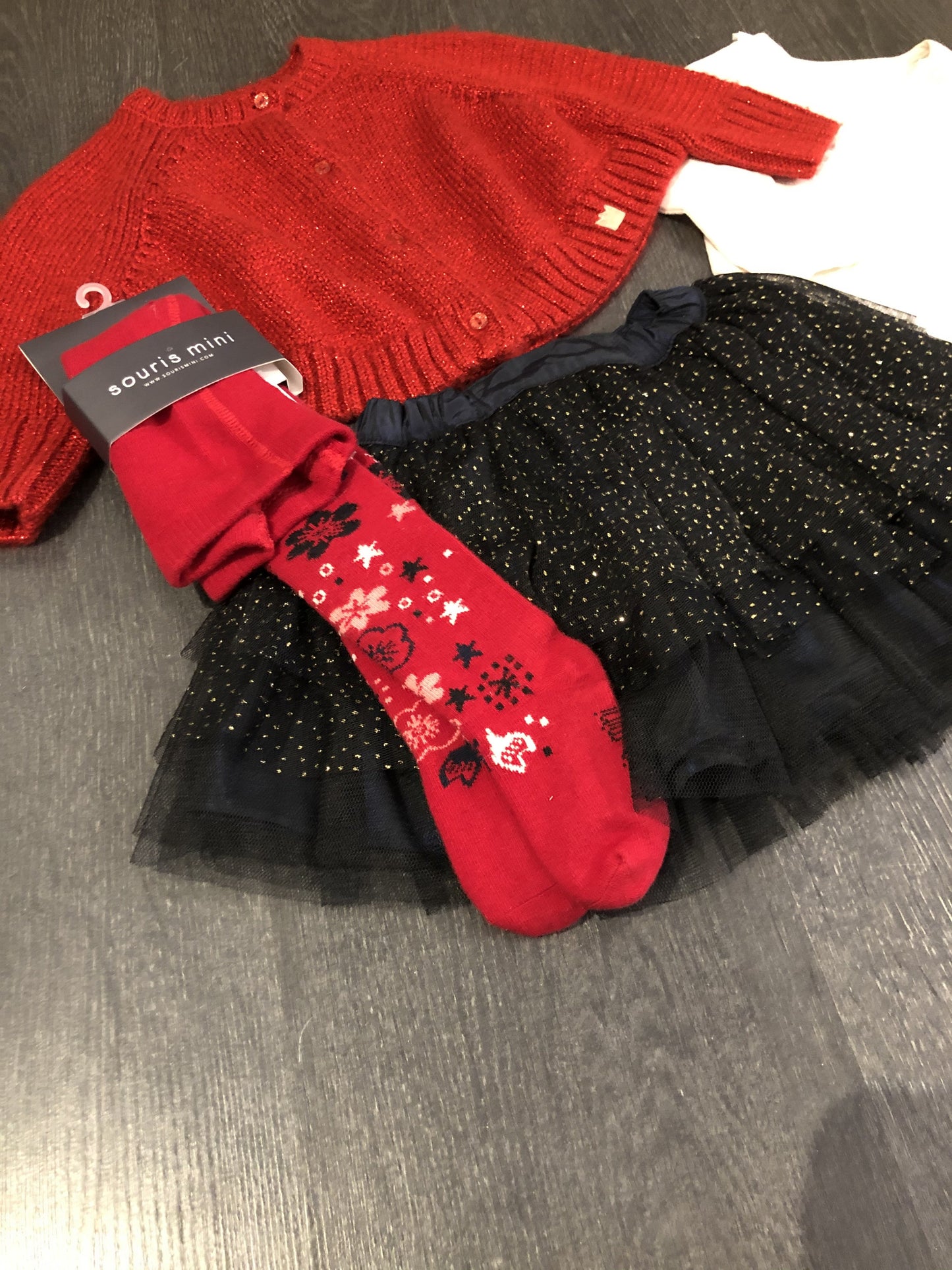 Kit De Noel - Souris Mini 9-12 Mois