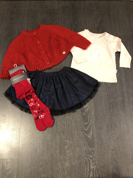 Kit De Noel - Souris Mini 9-12 Mois