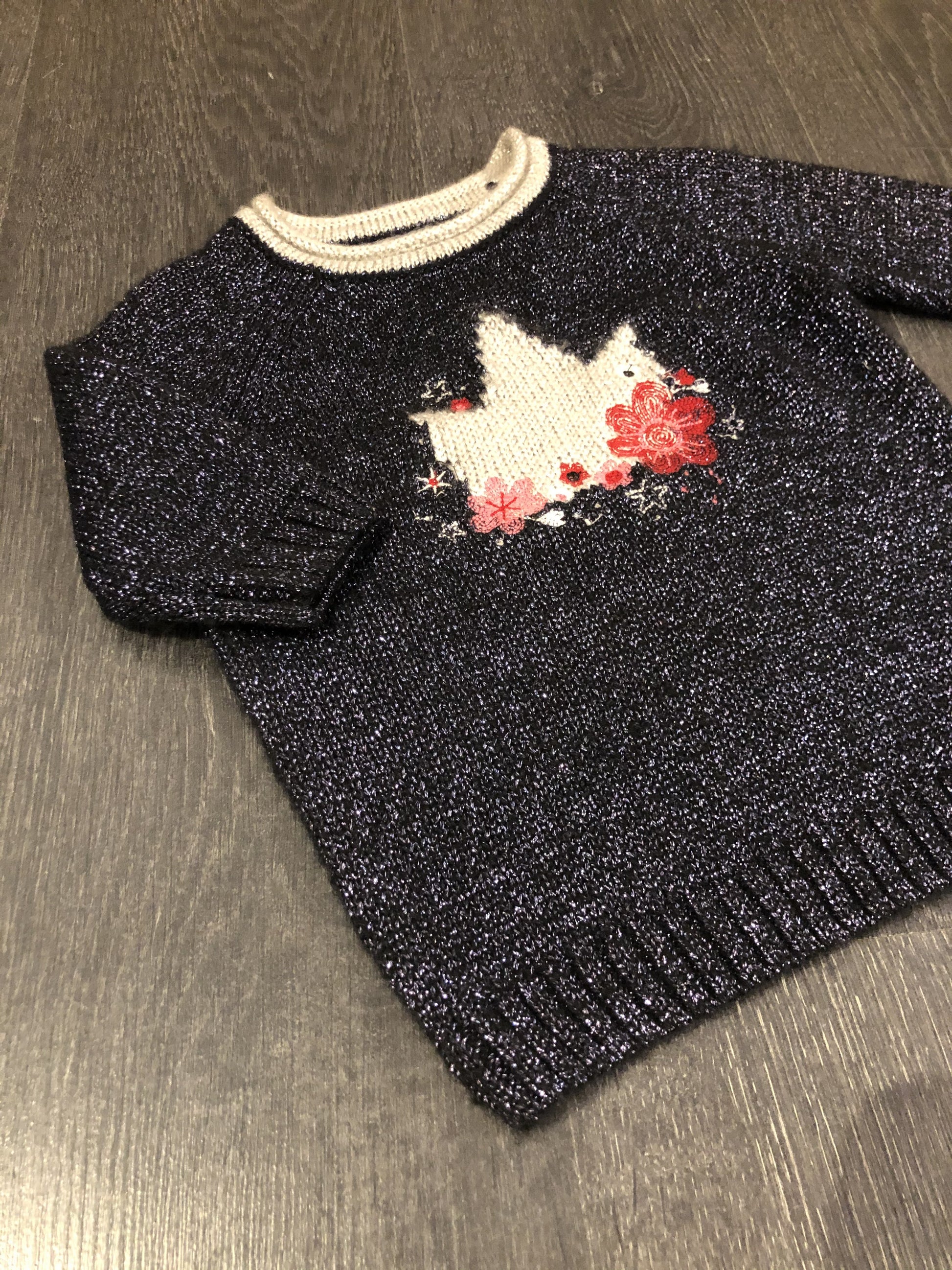 Tunique Tricot - Souris Mini 6-9 Mois