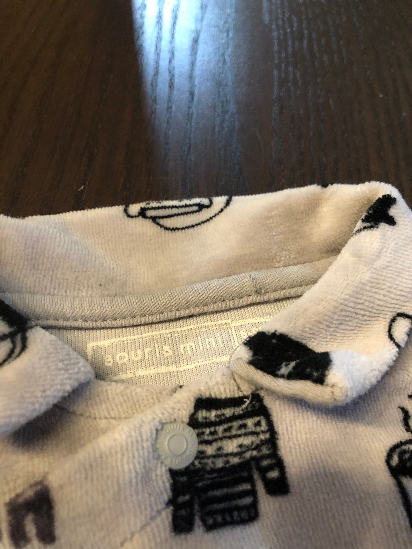Friperie - pyjama - souris mini - 6-9 mois