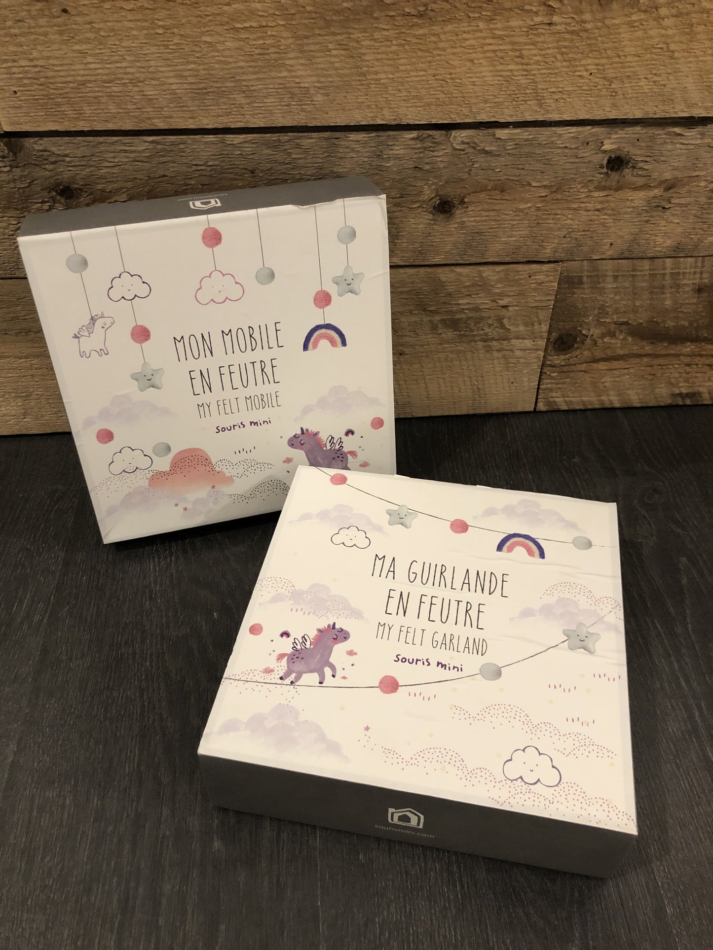 Duo Mobile Et Guirlande En Feutre