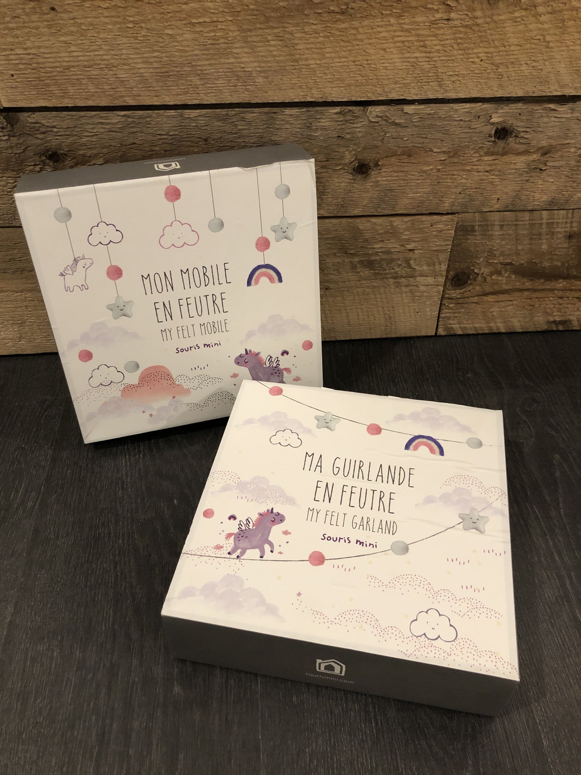 Duo Mobile Et Guirlande En Feutre