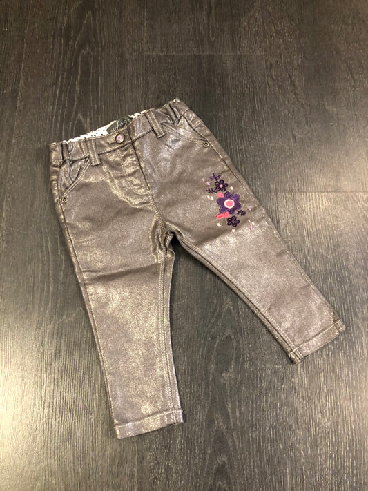 PROMO 5$ - Pantalon lamé - souris mini - 9-12 mois