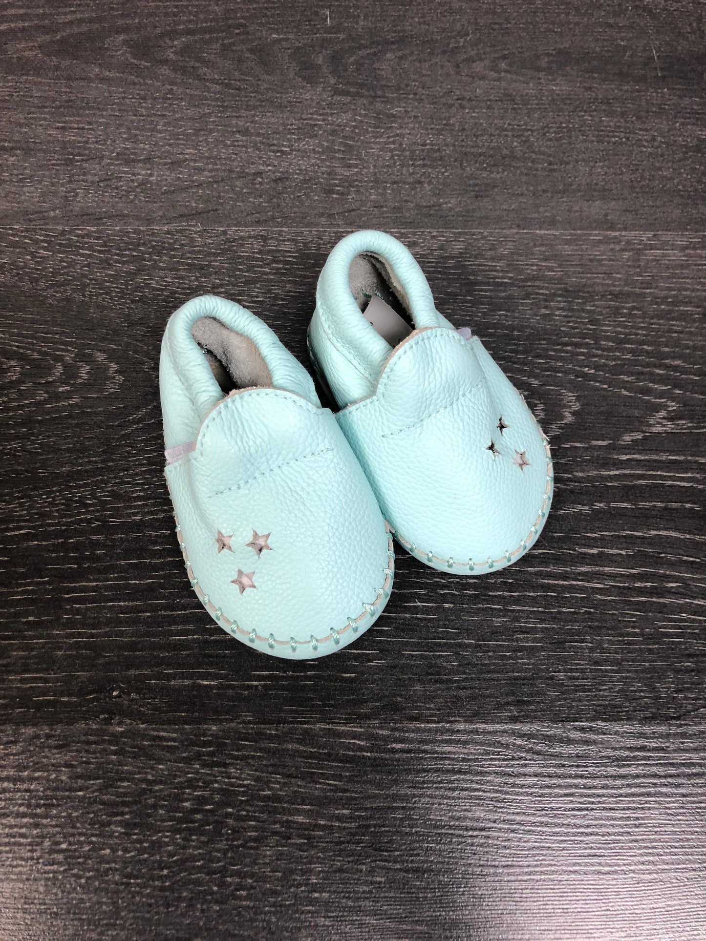Pantouffles de cuir - souris mini - voir grandeurs