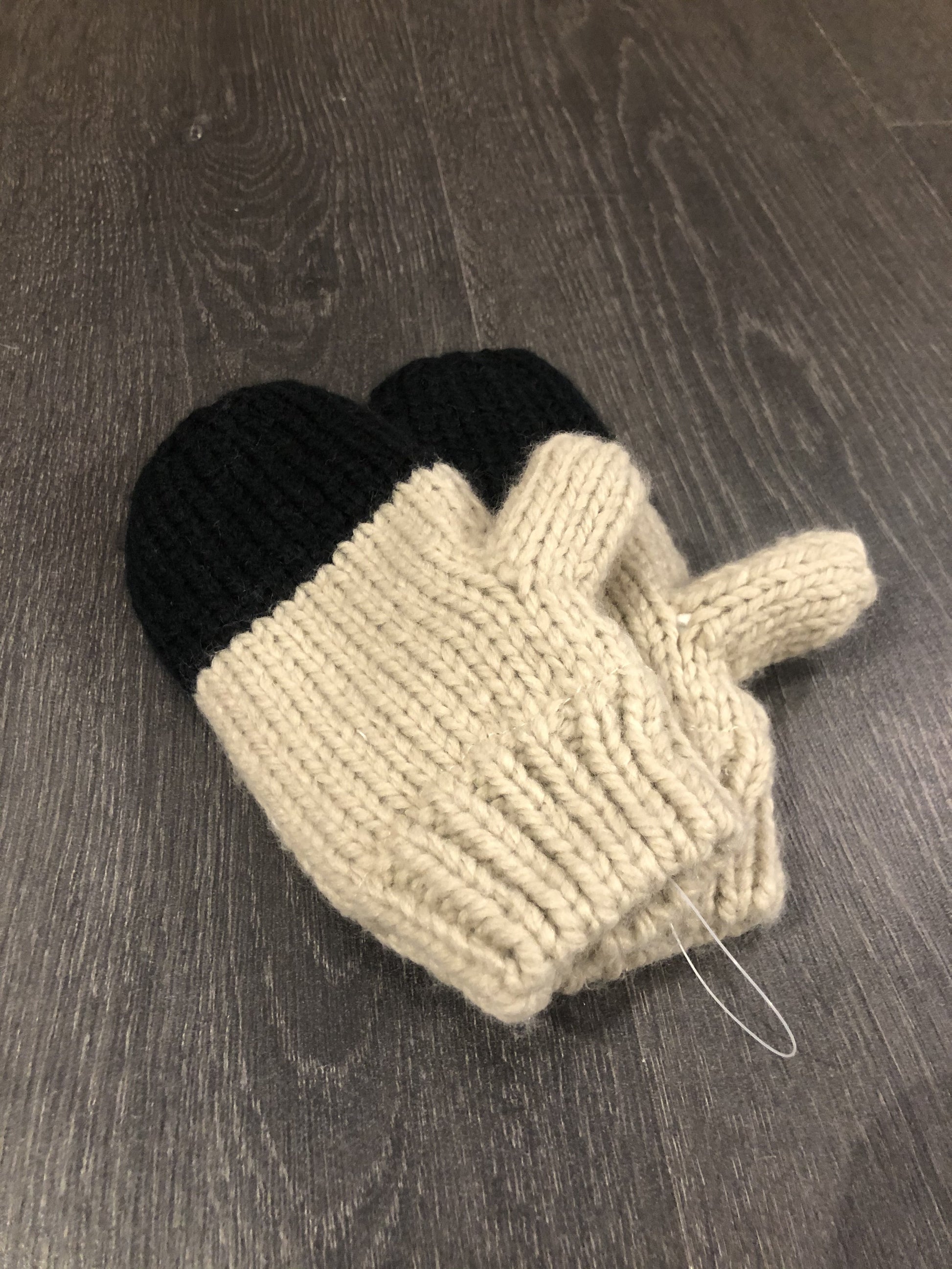 Mitaines Tricot - Souris Mini 2 -5 Ans