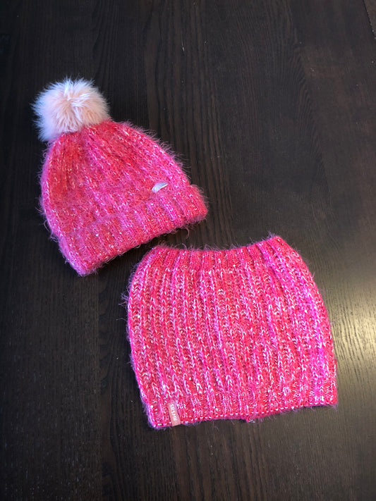 Tuque et cache cou - souris mini - p-m enfant - friperie