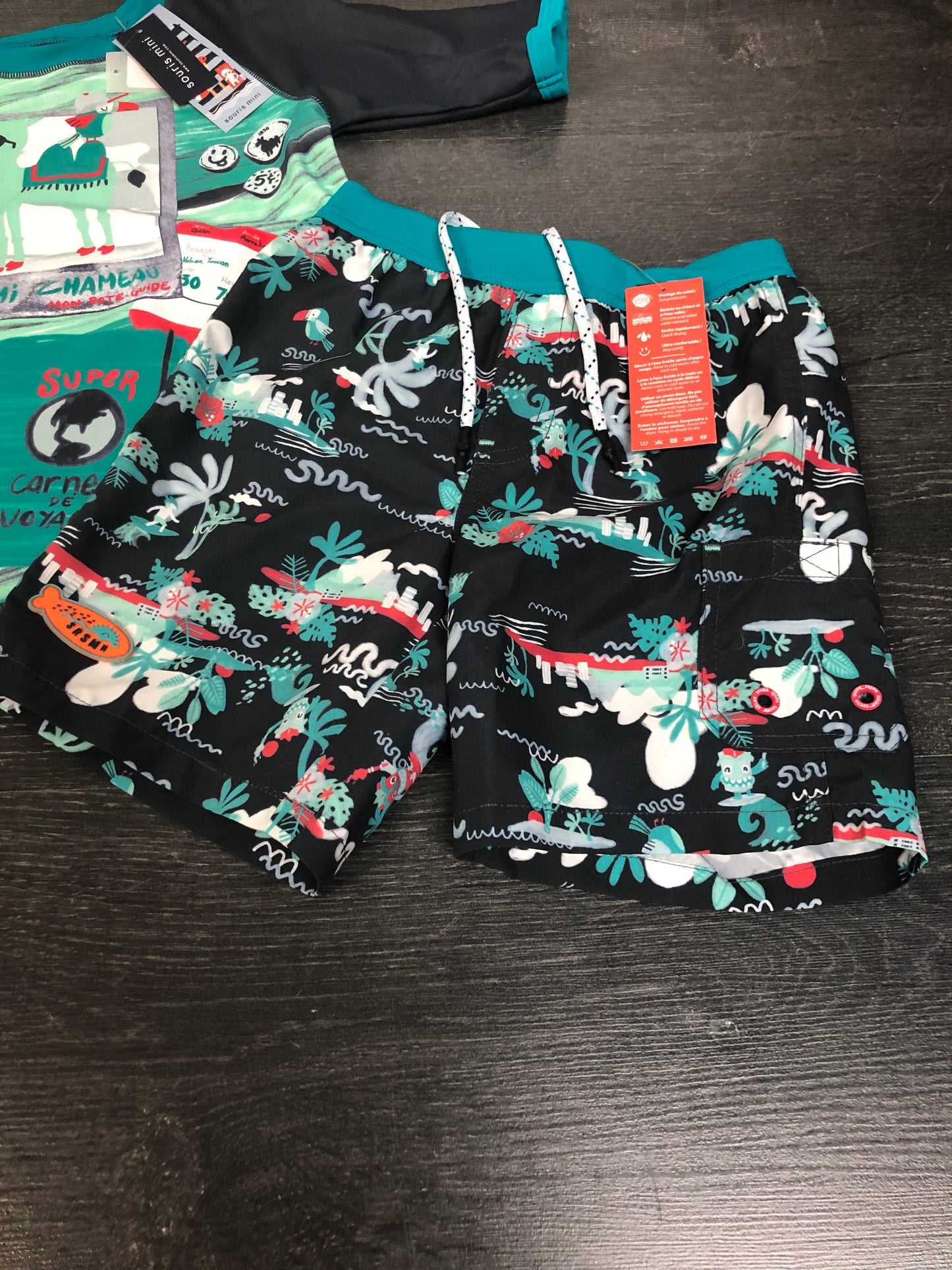 PROMO 30$ - Rashguard et maillot - souris mini - 12 ans
