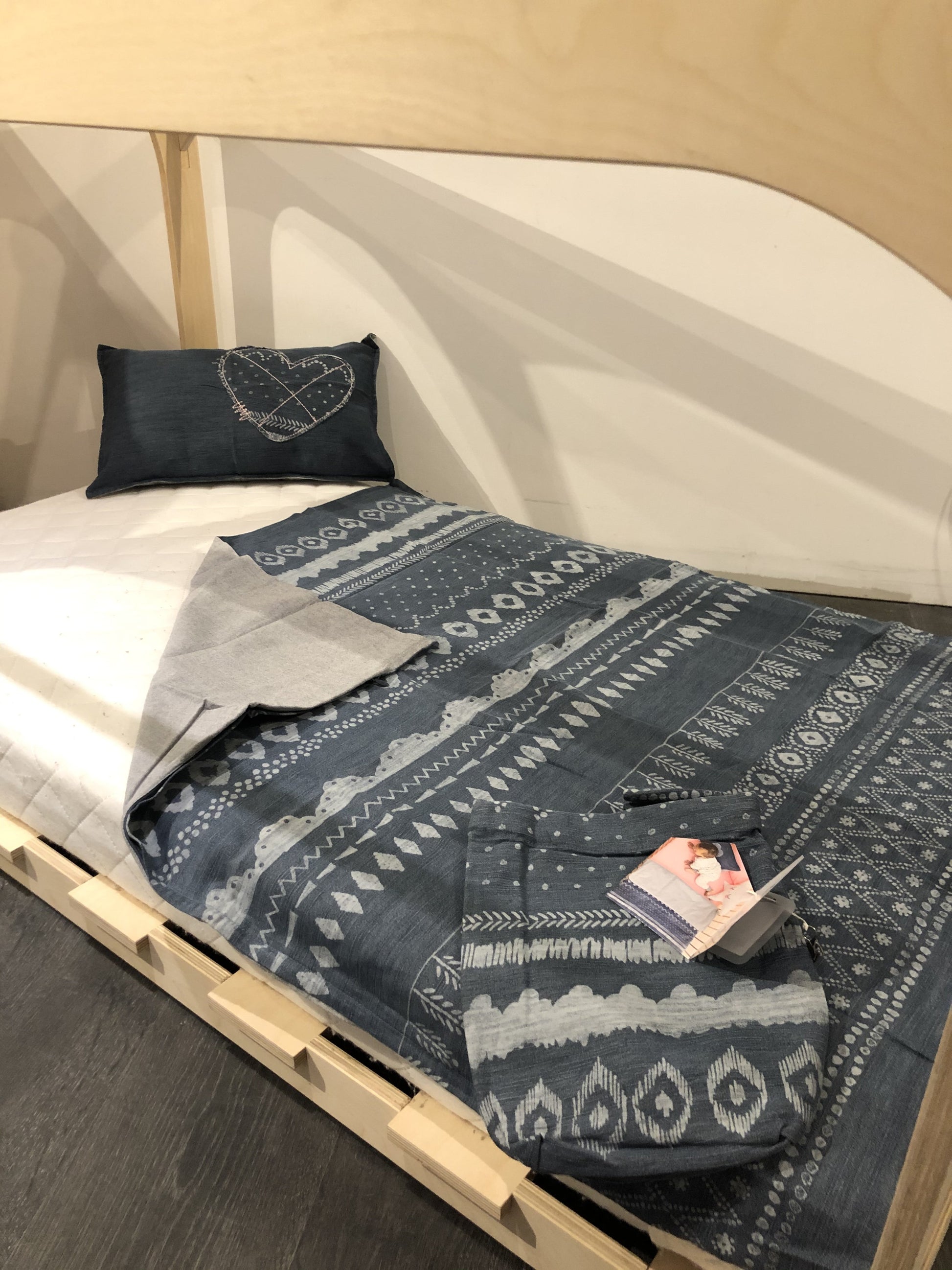 Housse De Couette Et Oreiller - Souris Mini Format Bassinette