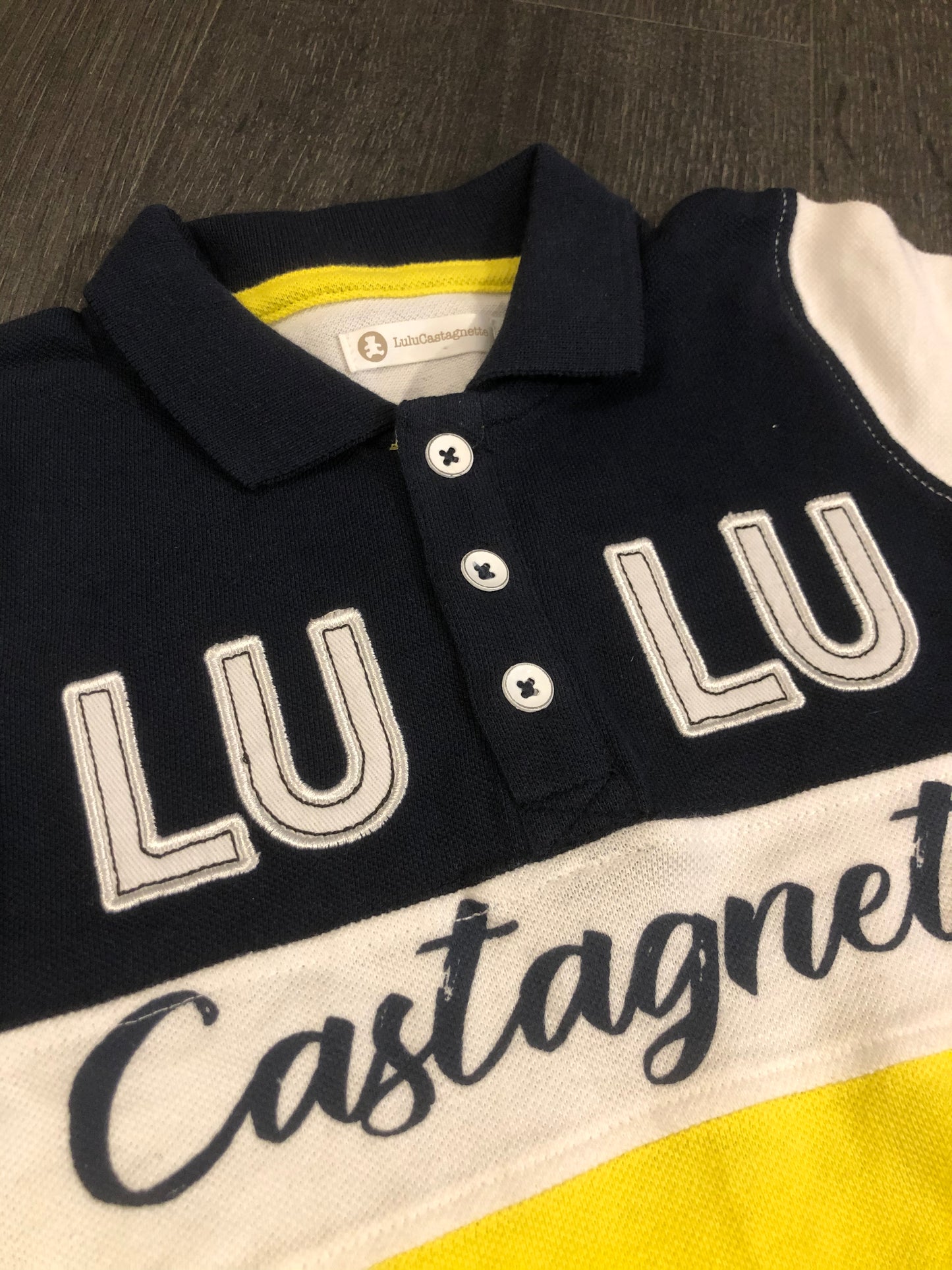 Polo manches courtes - lulu castagnette - 24 mois