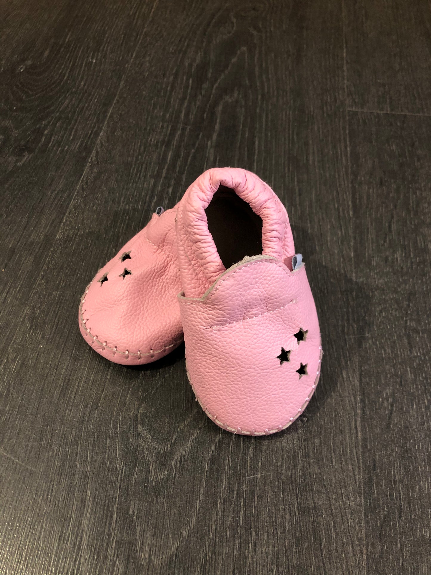 Pantouffles de cuir - souris mini - 9-12 mois