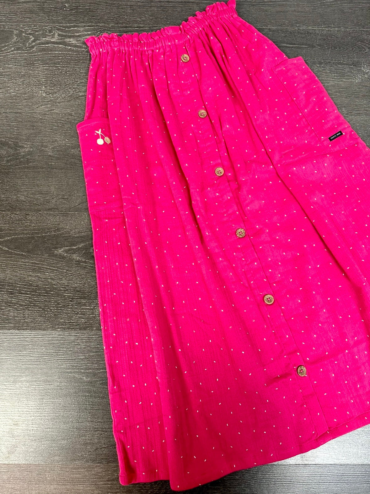 PROMO 6$ - Jupe longue fushia fille souris mini 12 ans