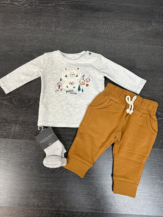 Ensemble bebe garçon 0-3 mois