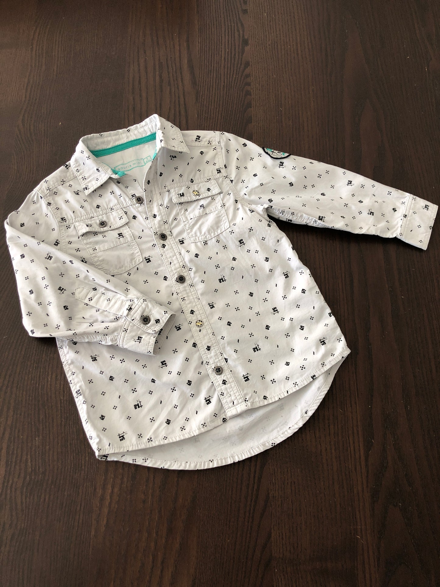 FRIPERIE - Chemise - souris mini - 3 ans