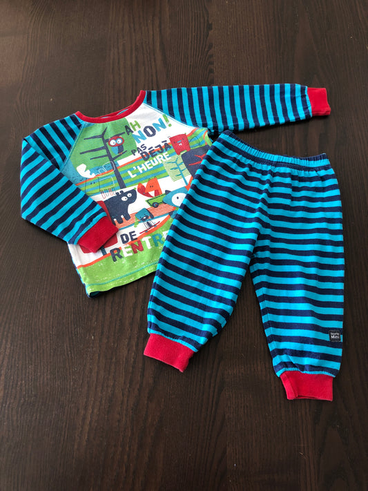 FRIPERIE - pyjama -  Souris mini - 18 mois