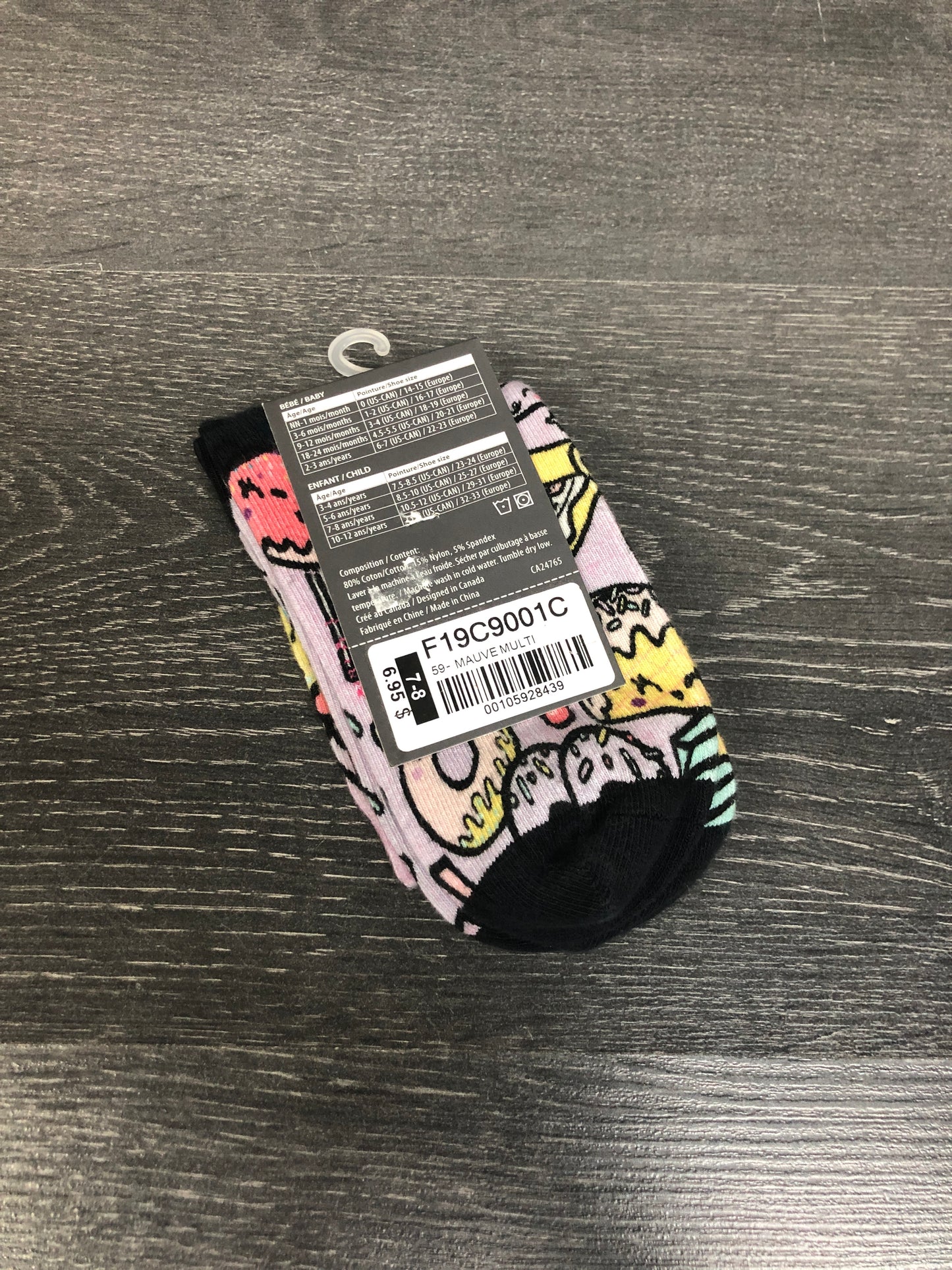 Bas - souris mini - 7-8 ans