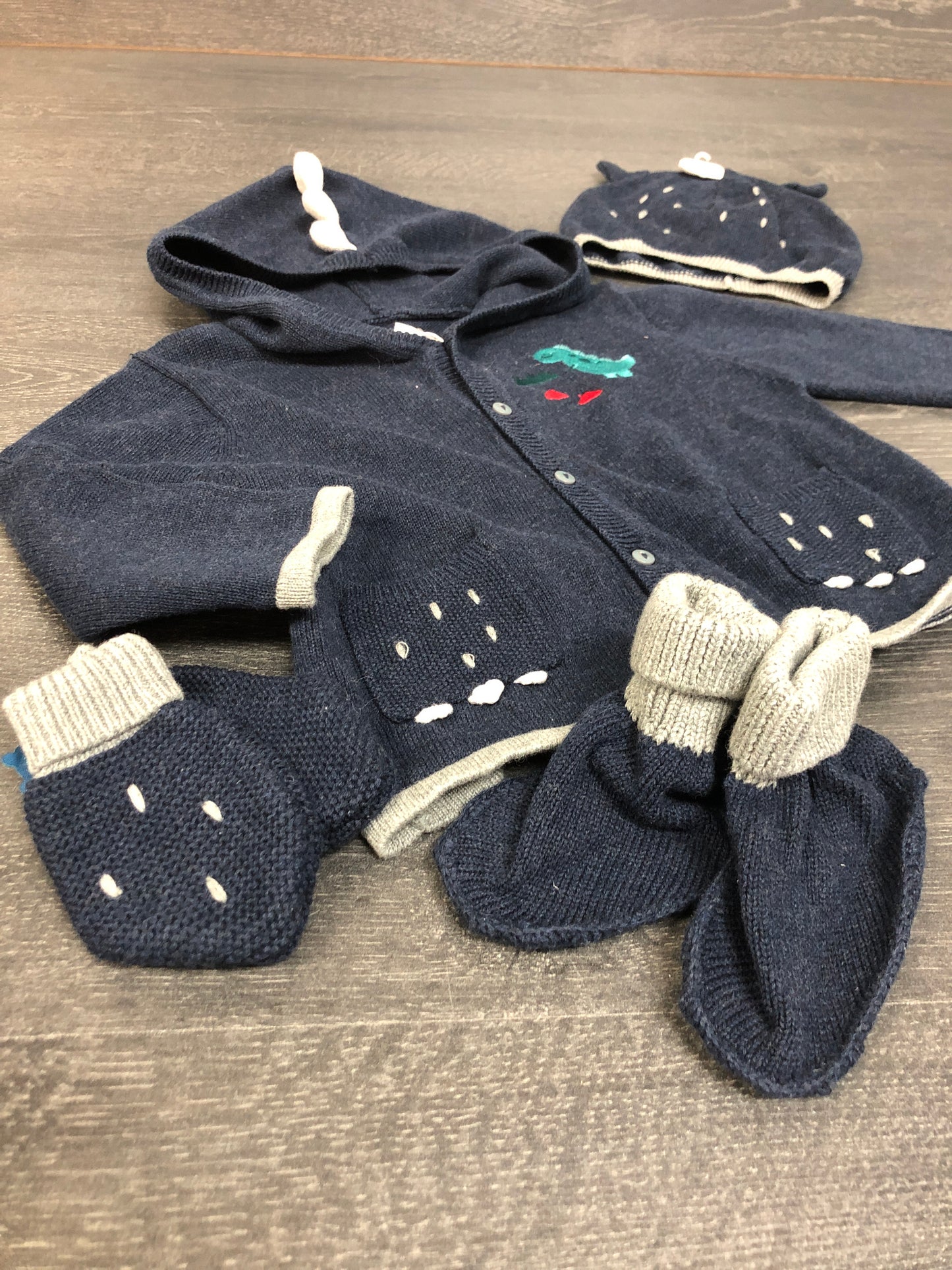 Tricot 4 mcx - souris mini - 9-12 mois