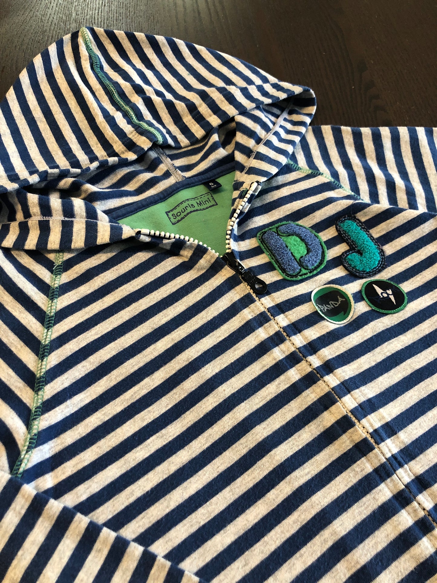 FRIPERIE - veste capuchon - souris mini - 6 ans