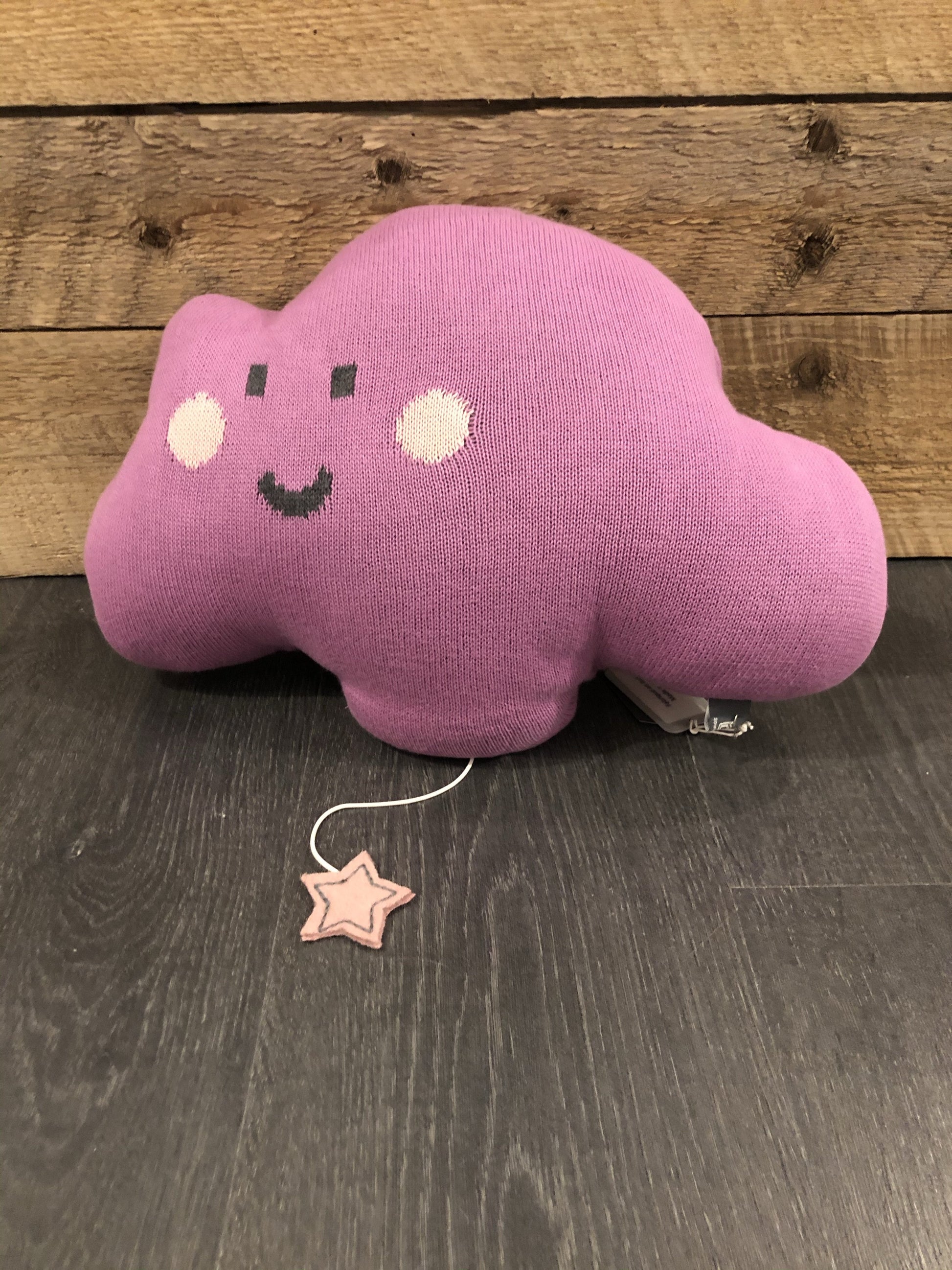 Toutou Nuage Musical Mauve