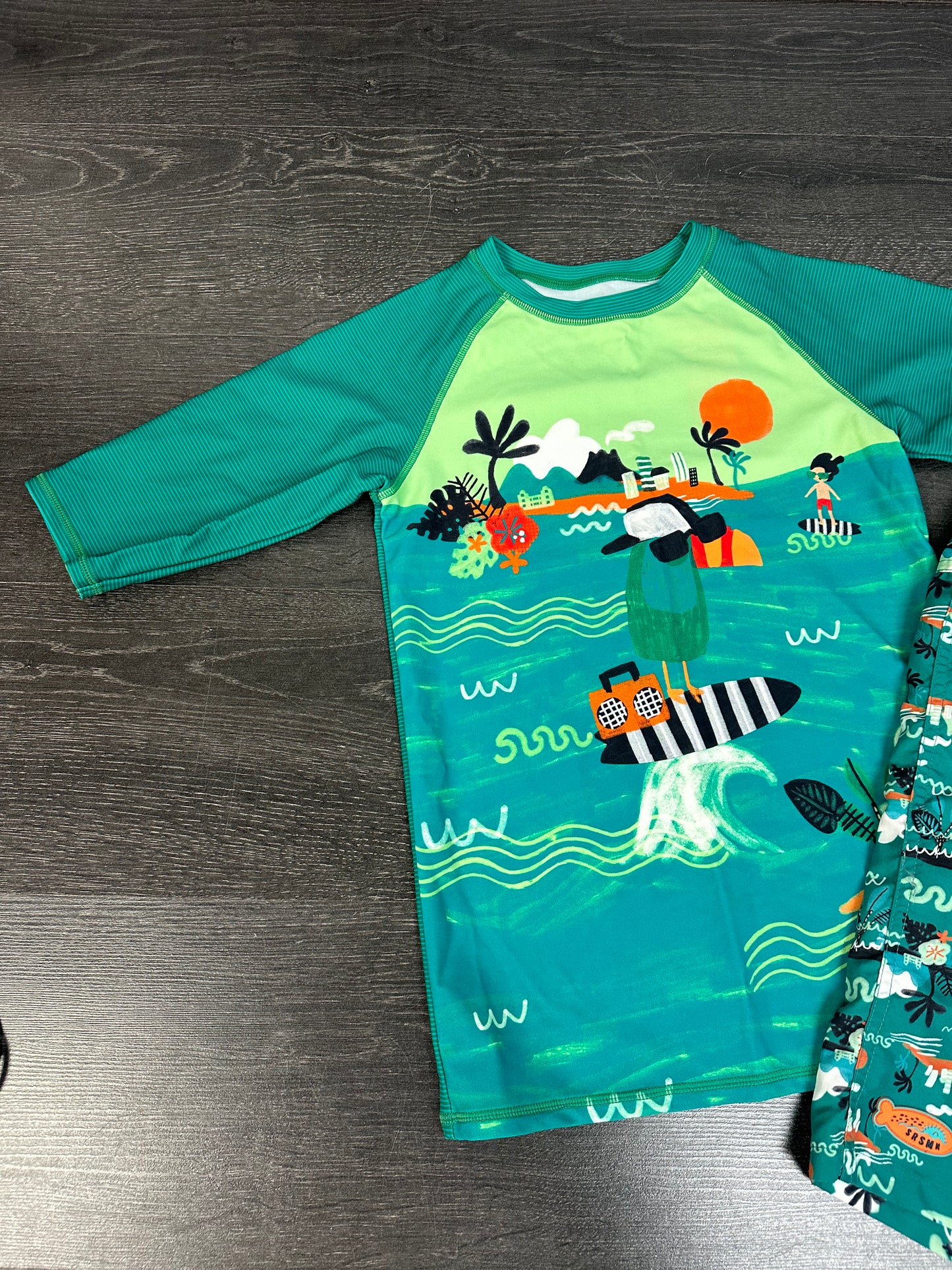 Duo rashguard et short garçon 10-12