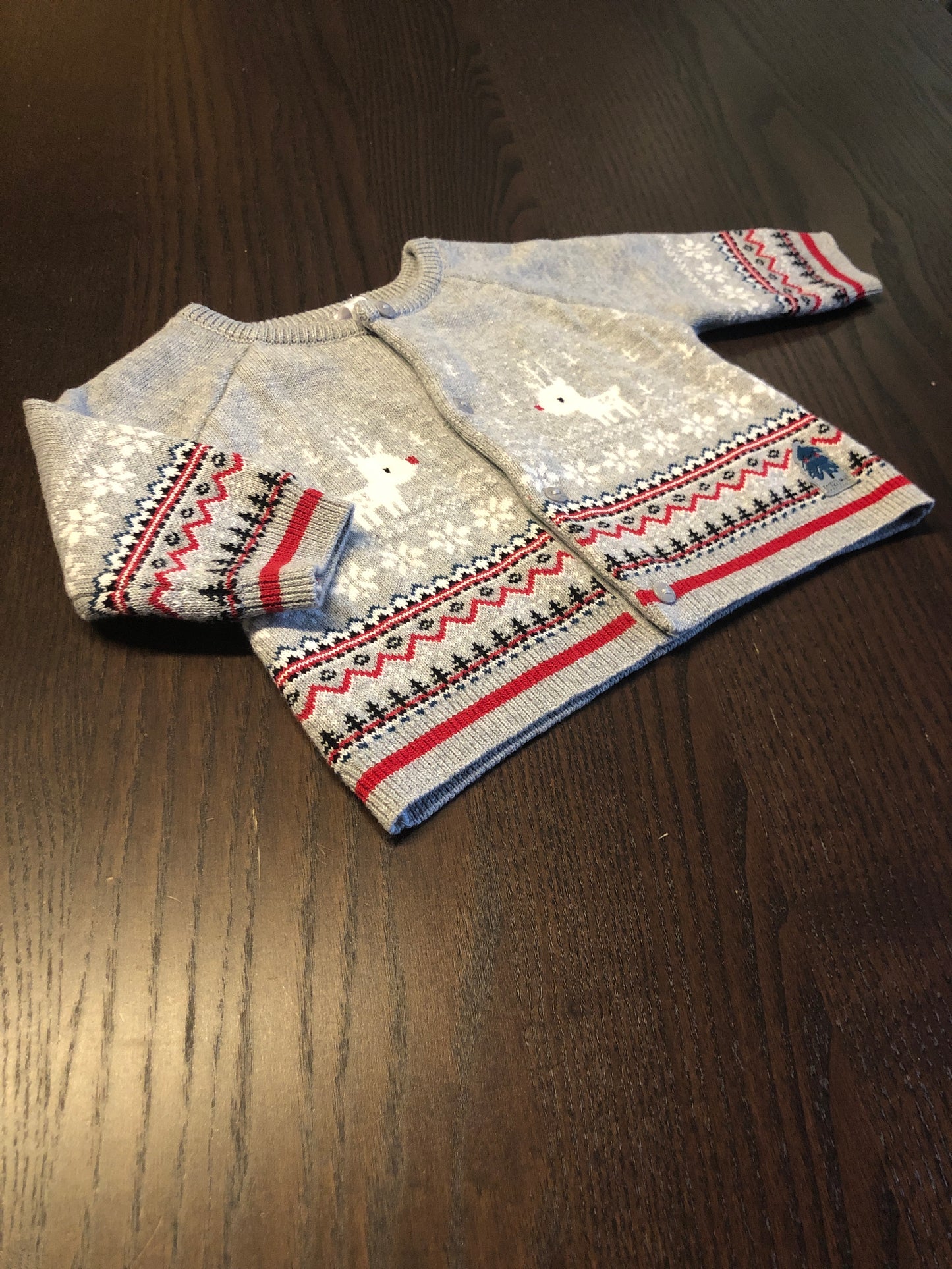 Veste tricot - souris mini - 0-3 mois