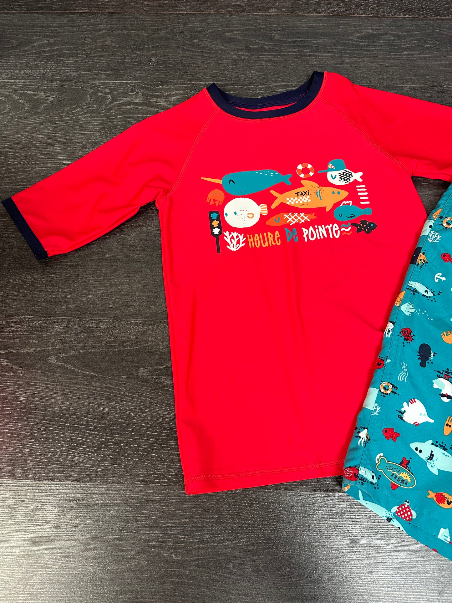 Duo rashguard et maillot - souris mini -  10 et 12ans