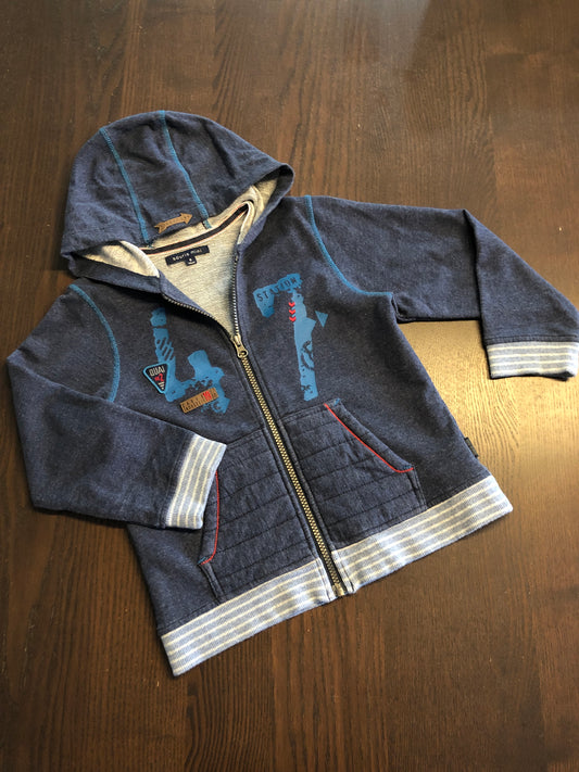 FRIPERIE - veste capuchon - souris mini - 6 ans