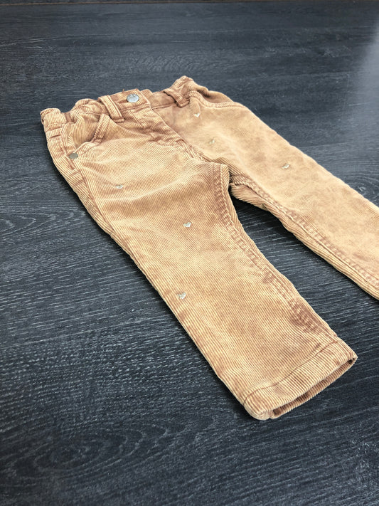 Pantalon cord du roy - souris mini - voir les grandeurs
