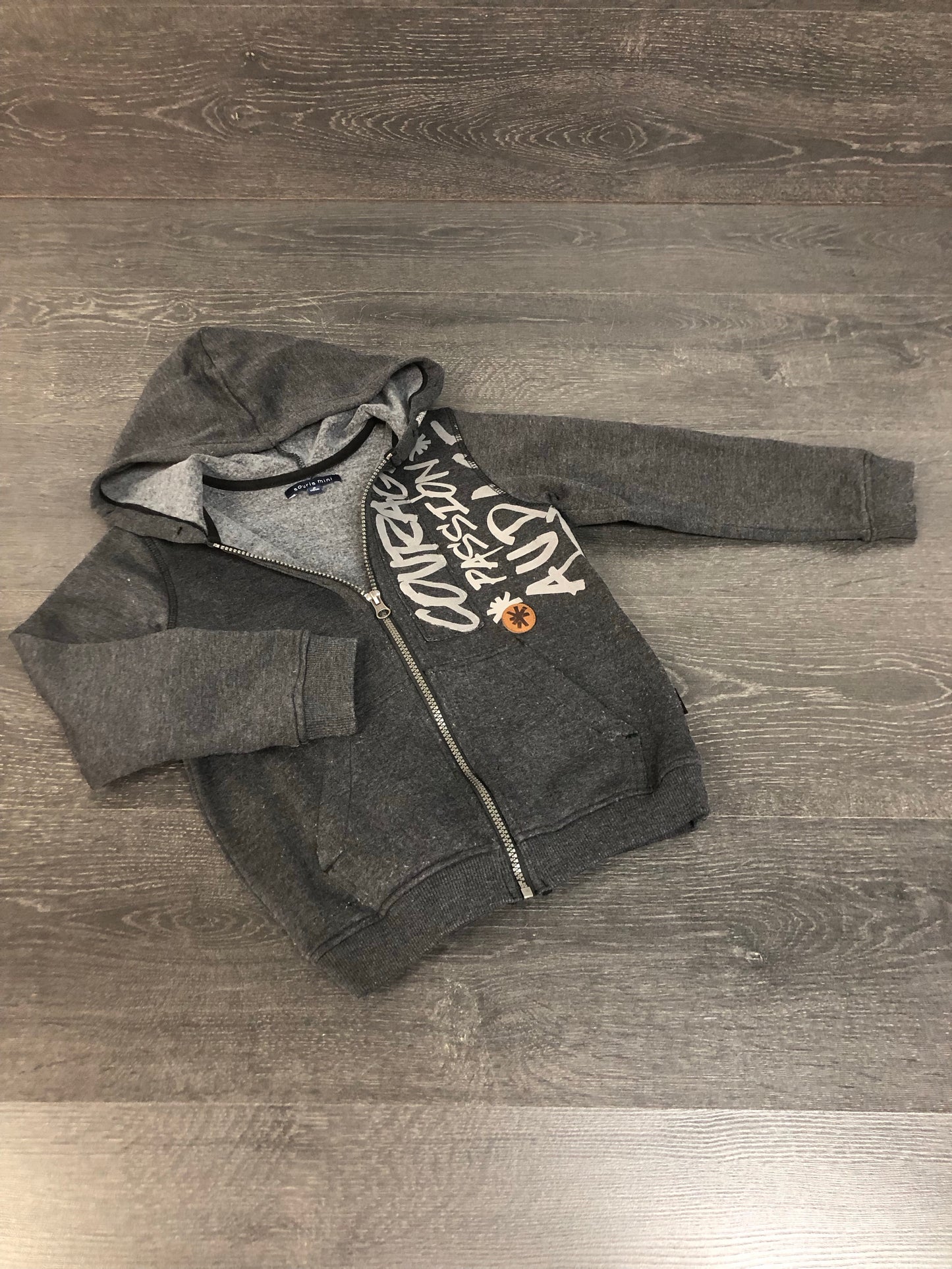 FRIPERIE - veste hoodie - 6 ans