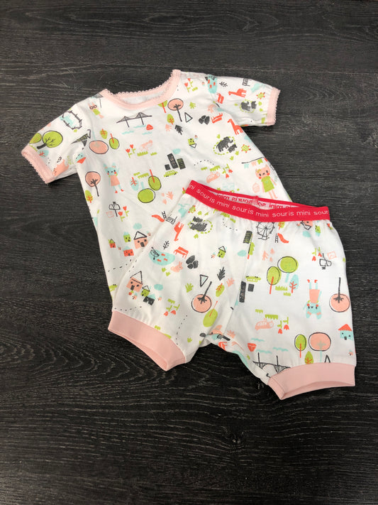 Pyjama court - souris mini - 9-12 mois