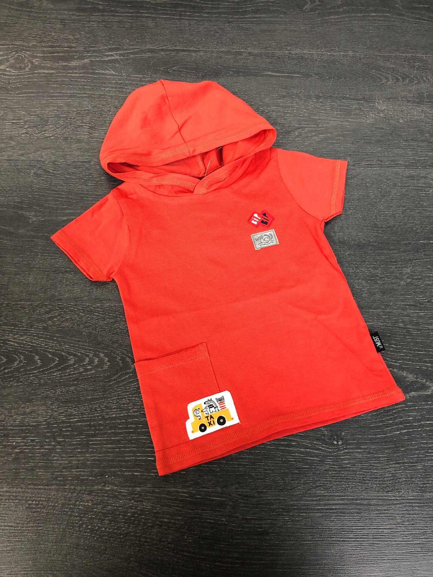 Hoodie manches courtes - souris mini -6-9 mois