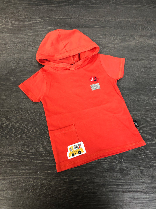 Hoodie manches courtes - souris mini -6-9 mois