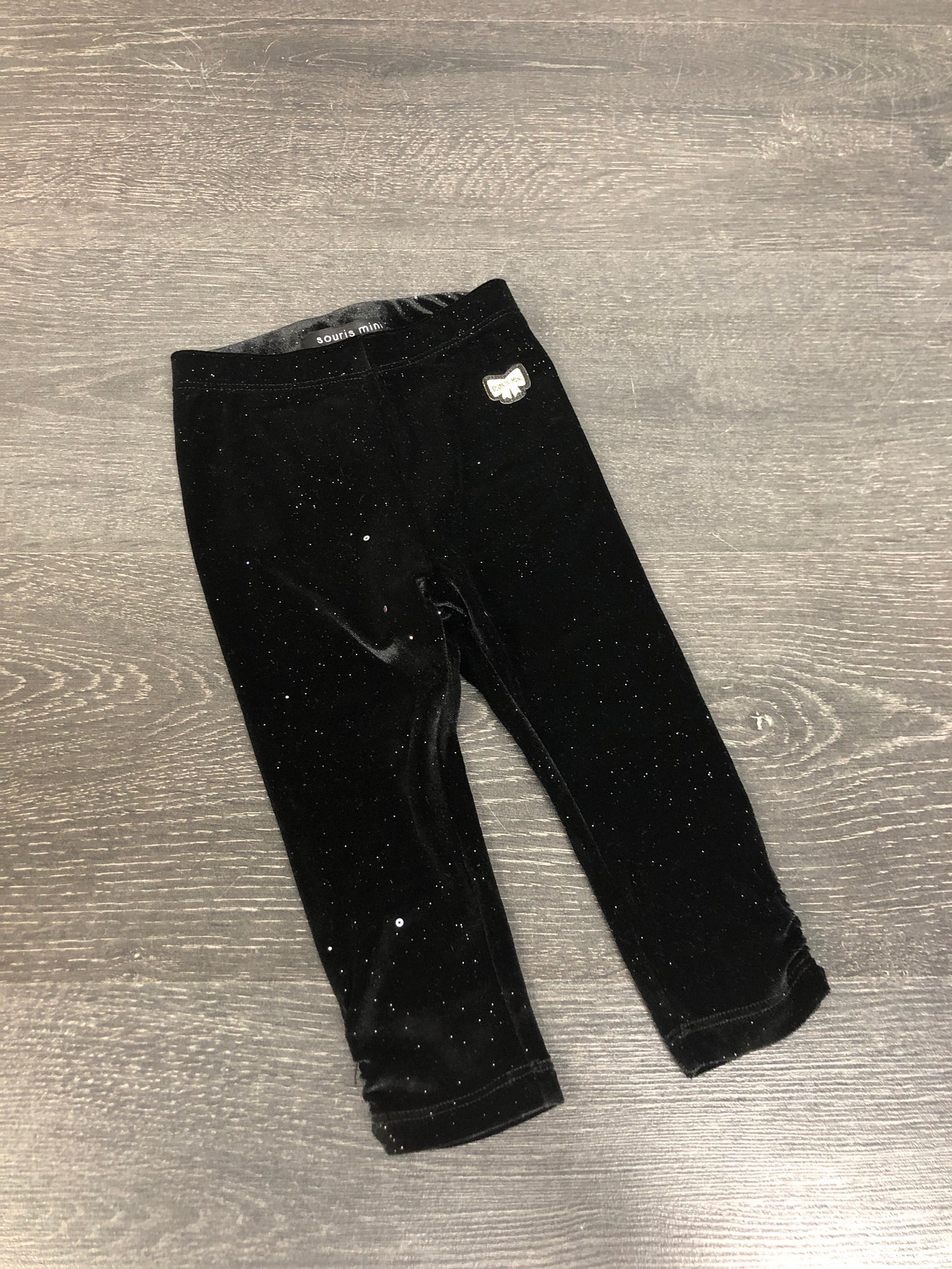 Legging velours - souris mini - voir les grandeurs