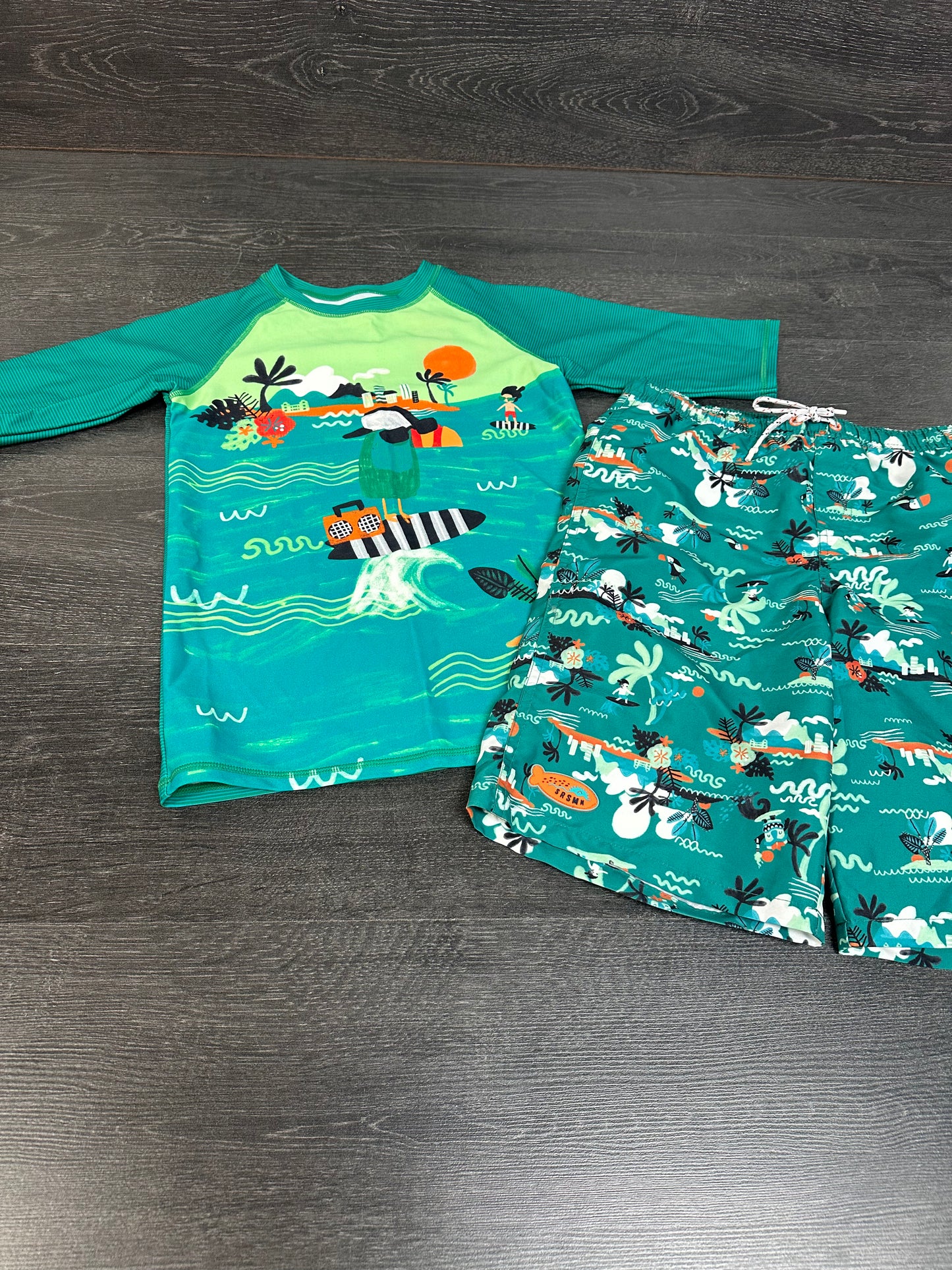 Duo rashguard et short garçon 10-12