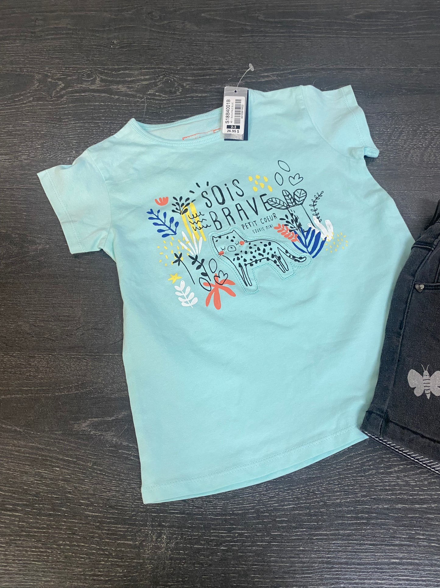 Reservé - Duo short et t shirt - 2-3 ans