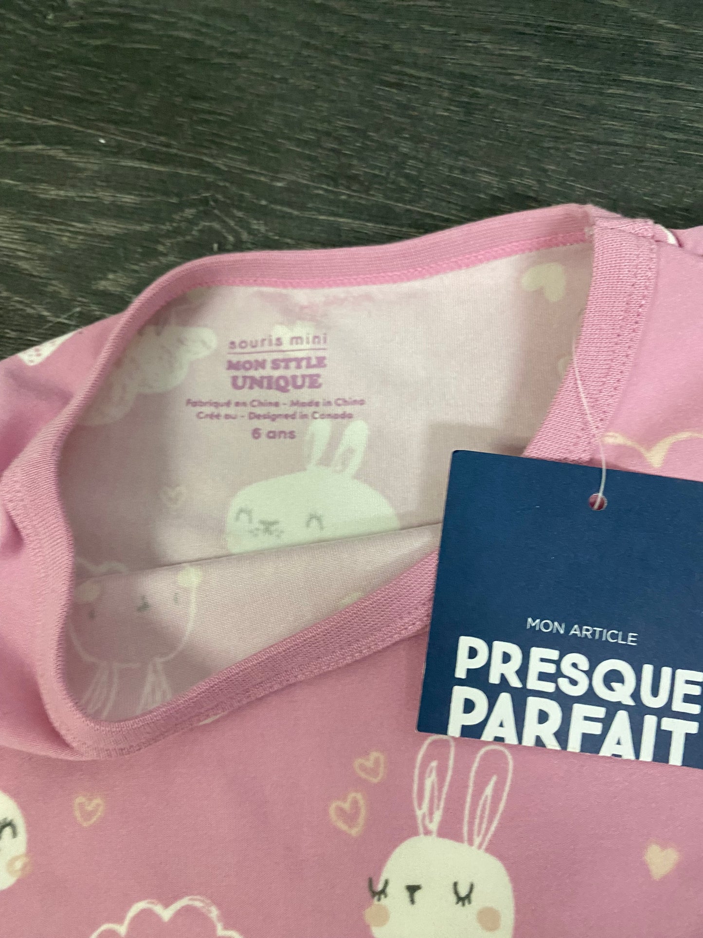 Neuf echantillon - souris mini - 6 ans - pyjama