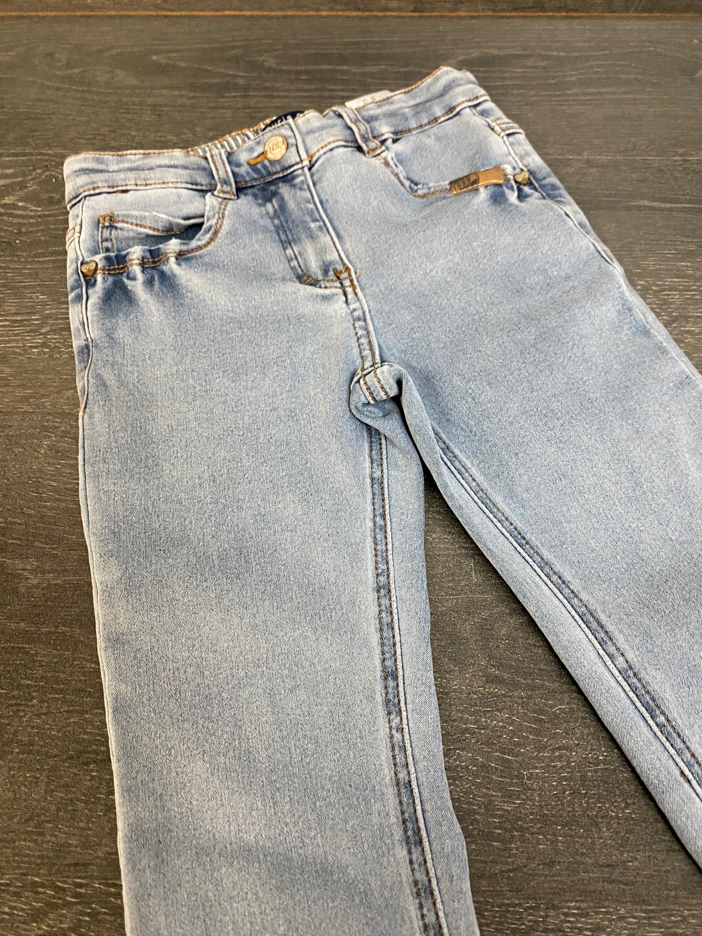 Friperie - jeans skinny - souris mini - 6 ans
