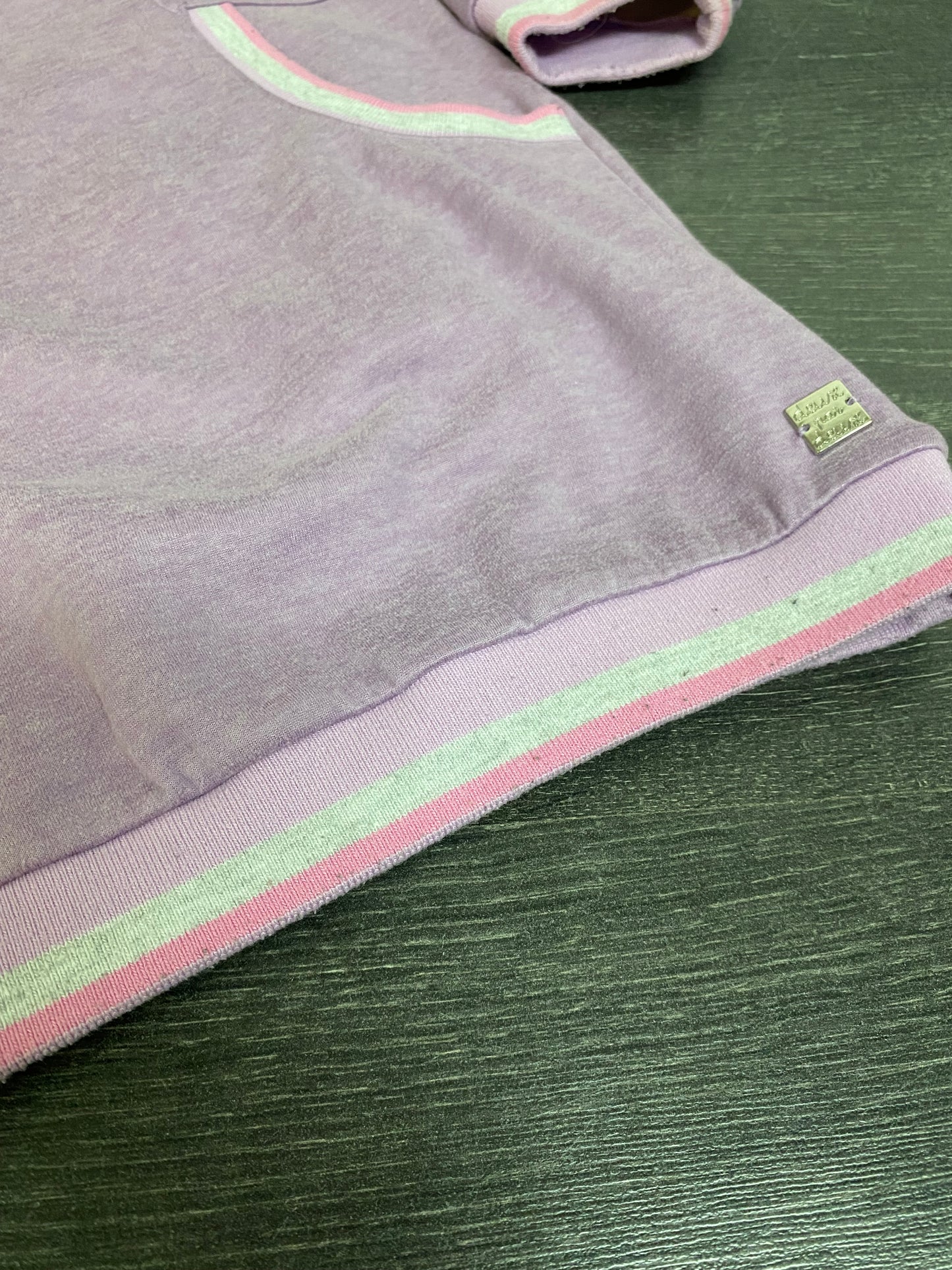 Friperie - tunique - 2x2 - 6 ans - lilas