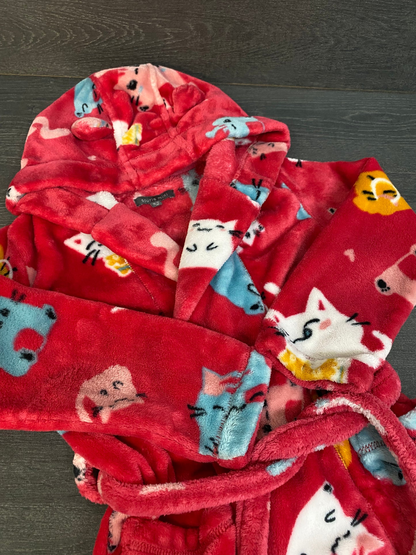 Friperie - robe de chambre - 5-6 ans - souris mini