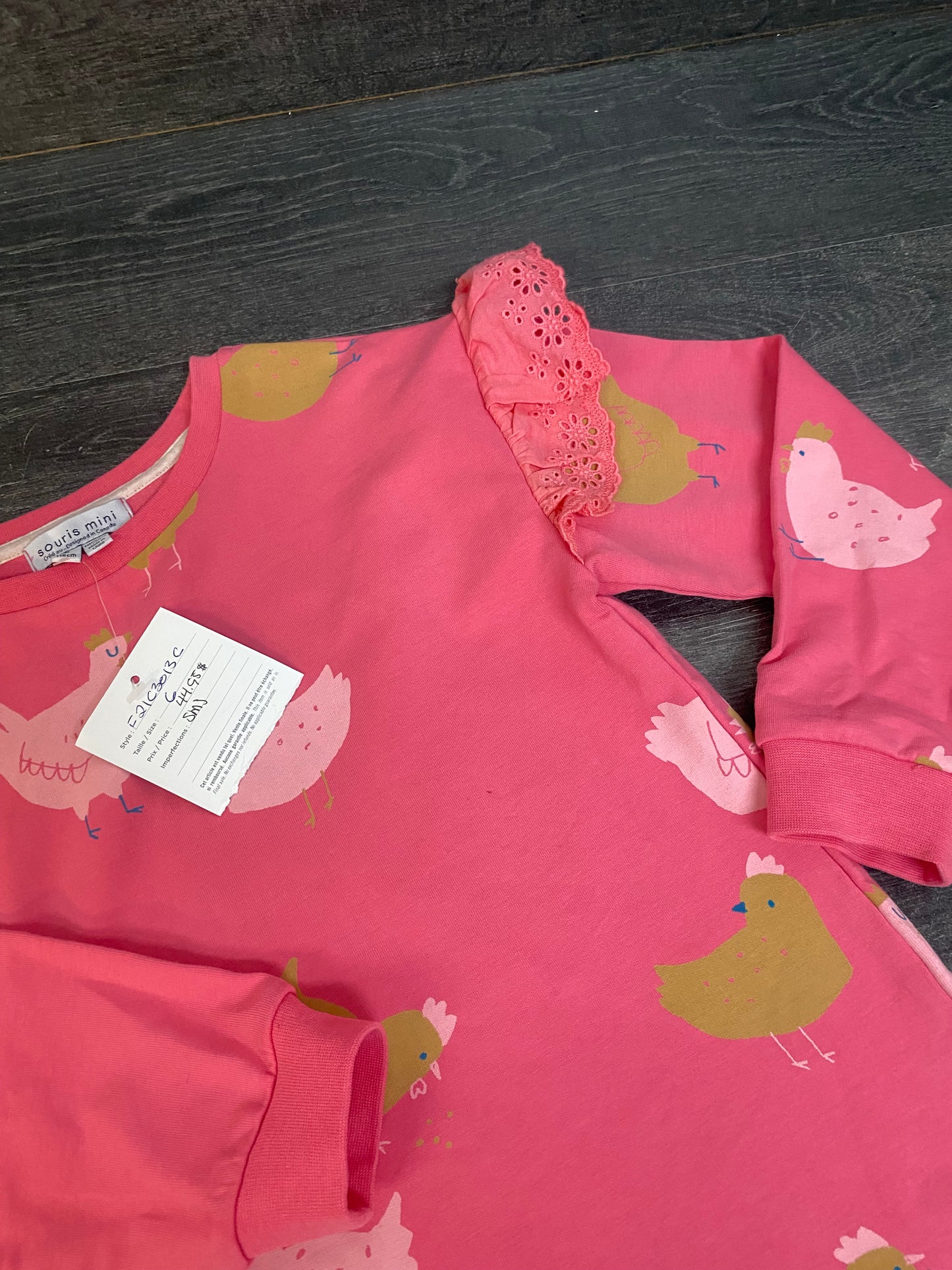 Reservé - Tunique echantillon - 6 ans - souris mini